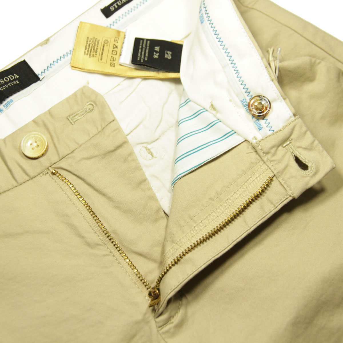 �����å�����ɥ����� ���硼�ȥѥ�� ��� ��������Ź SCOTCH&SODA �ϡ��եѥ�� �ܥȥॹ STUART - CLASSIC PIMA COTTON SHORT 160726 0137 32506 32 SAND A39B B1C C2D D4E E05F