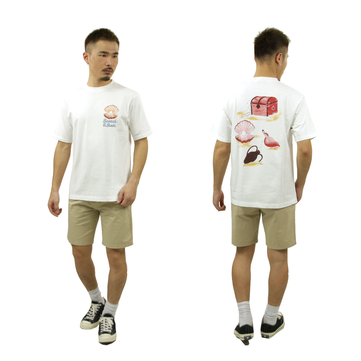 �����å�����ɥ����� ���硼�ȥѥ�� ��� ��������Ź SCOTCH&SODA �ϡ��եѥ�� �ܥȥॹ STUART - CLASSIC PIMA COTTON SHORT 160726 0137 32506 32 SAND A39B B1C C2D D4E E05F