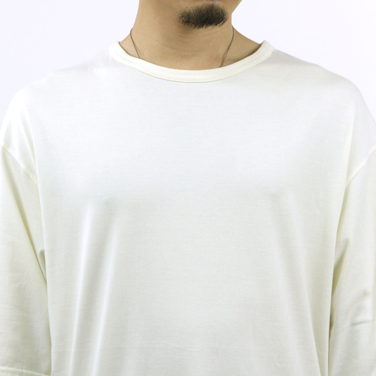 磻꡼  ȾµT  Y-3 åȥ 롼ͥå  LOOSE FIT BOXY SHORT SLEEVE TEE IB4801 CREAM WHITE