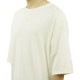 磻꡼  ȾµT  Y-3 åȥ 롼ͥå  LOOSE FIT BOXY SHORT SLEEVE TEE IB4801 CREAM WHITE