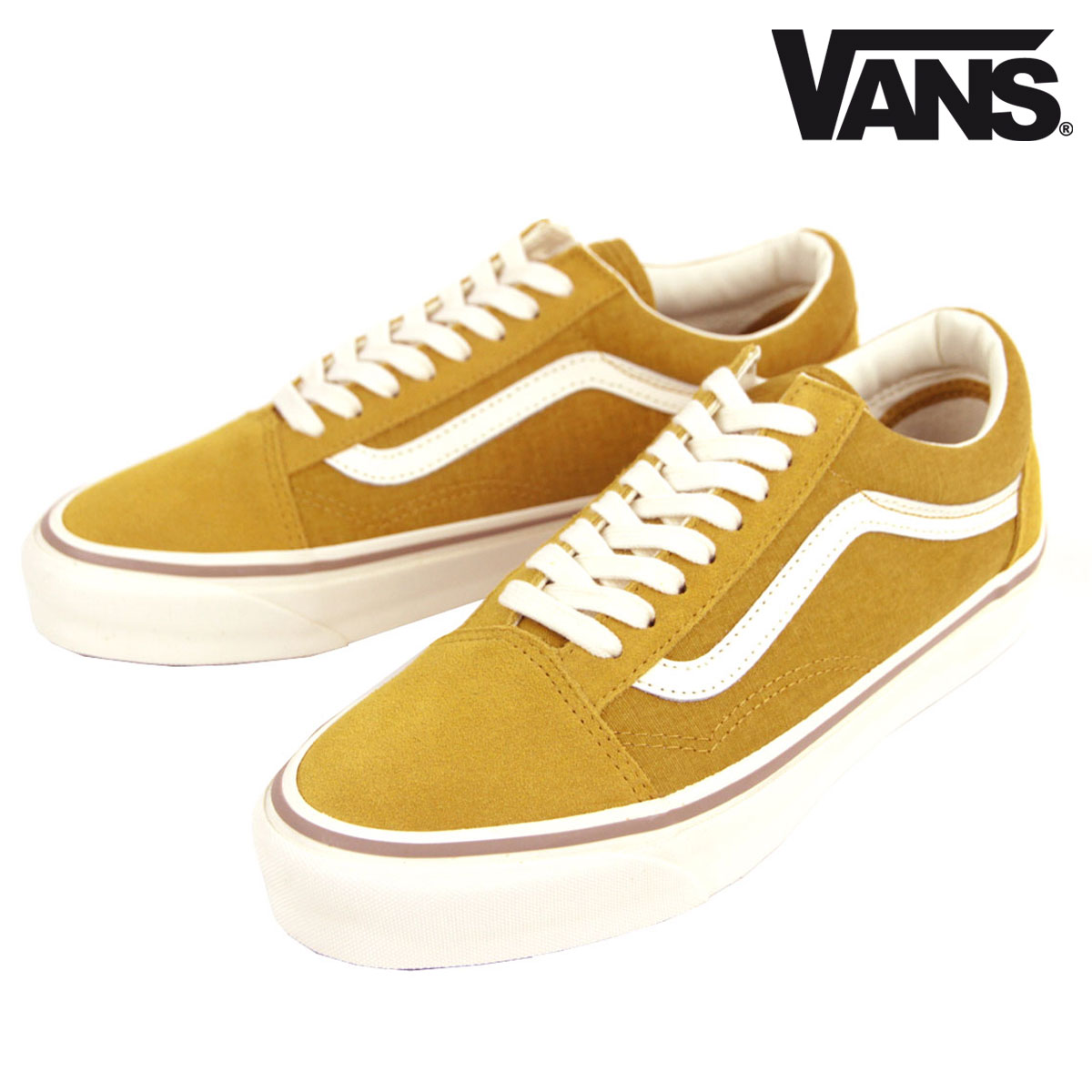 �Х� ��� ���ˡ����� ��������Ź VANS ������ɥ������� �� VANS OLD SKOOL PIG SUEDE SALT WASH HARVEST GOLD VN000CY2BL2
