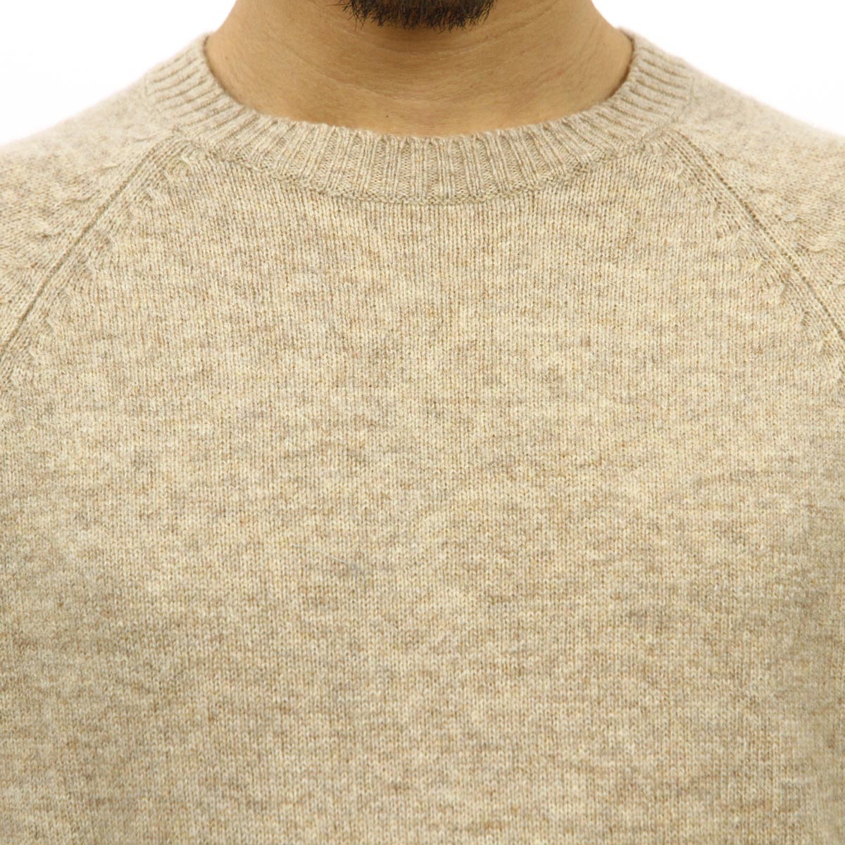 롼    J.CREW 롼ͥå  LAMBSWOOL CREWNECK SWEATER H0520 HTHR BIRCH A38B B1C C1D D7E E18F