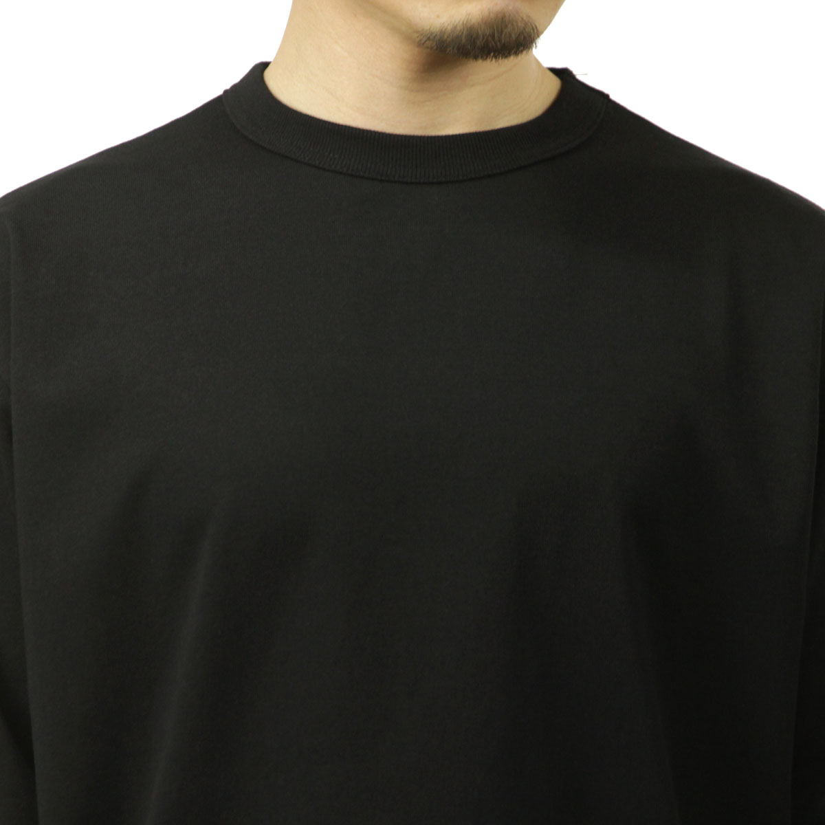 �ʥ� ��� ĹµT����� ��������Ź NANGA ���롼�ͥå� µ���� ����T ECOHYBRID SLV LOGO L/S TEE N2500-1L030A BLK BLACK