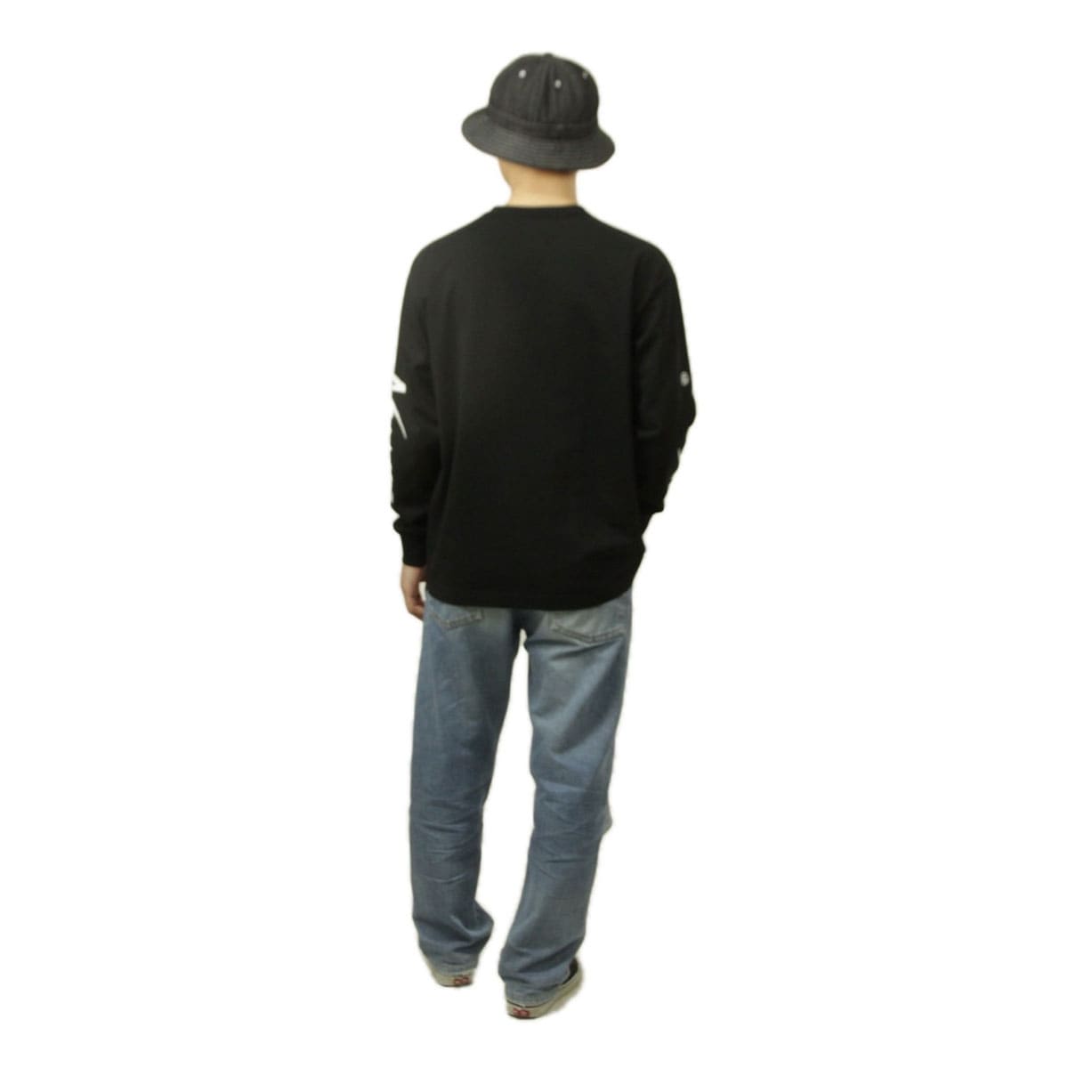 �ʥ� ��� ĹµT����� ��������Ź NANGA ���롼�ͥå� µ���� ����T ECOHYBRID SLV LOGO L/S TEE N2500-1L030A BLK BLACK