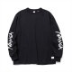 �ʥ� ��� ĹµT����� ��������Ź NANGA ���롼�ͥå� µ���� ����T ECOHYBRID SLV LOGO L/S TEE N2500-1L030A BLK BLACK