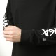 �ʥ� ��� ĹµT����� ��������Ź NANGA ���롼�ͥå� µ���� ����T ECOHYBRID SLV LOGO L/S TEE N2500-1L030A BLK BLACK