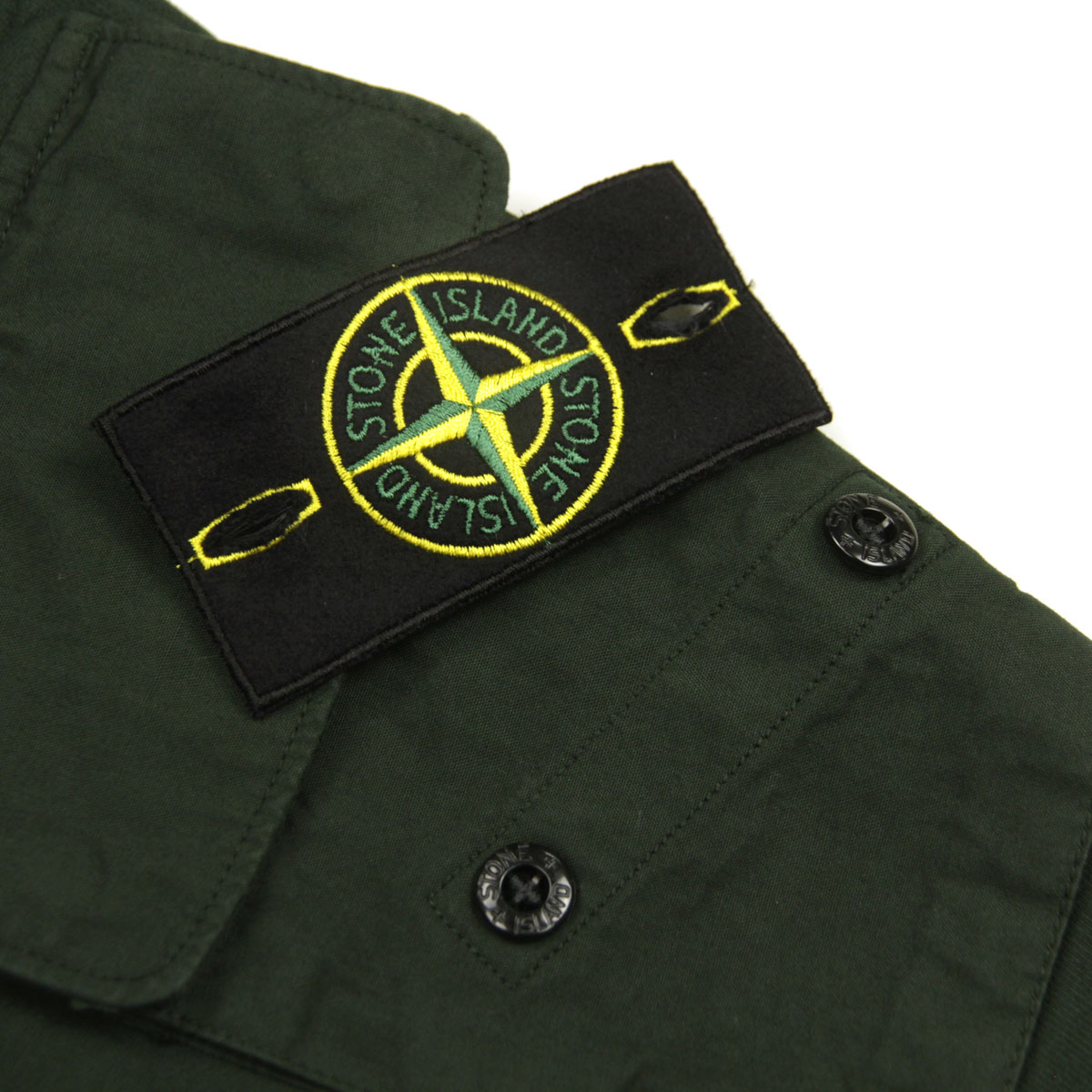 ���ȡ��󥢥����� ��� �������å� ������ STONE ISLAND ���롼�ͥå� ���åȥ� �ȥ졼�ʡ� STONE ISLAND BRUSHED ORGANIC COTTON FLEECE SWEATSHIRT S0A20 6100008 V005E OLIVE
