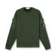 ���ȡ��󥢥����� ��� �������å� ������ STONE ISLAND ���롼�ͥå� ���åȥ� �ȥ졼�ʡ� STONE ISLAND BRUSHED ORGANIC COTTON FLEECE SWEATSHIRT S0A20 6100008 V005E OLIVE
