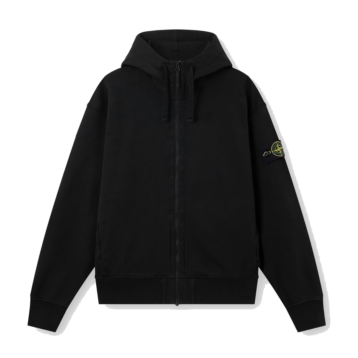 ���ȡ��󥢥����� ��� �ѡ����� ������ STONE ISLAND �����С��������ե��å� ���åץ��å� �������å� �ա��ǥ��� ORGANIC COTTON ZIP UP FLEECE PARKA COAL GREY 6100009 V0078
