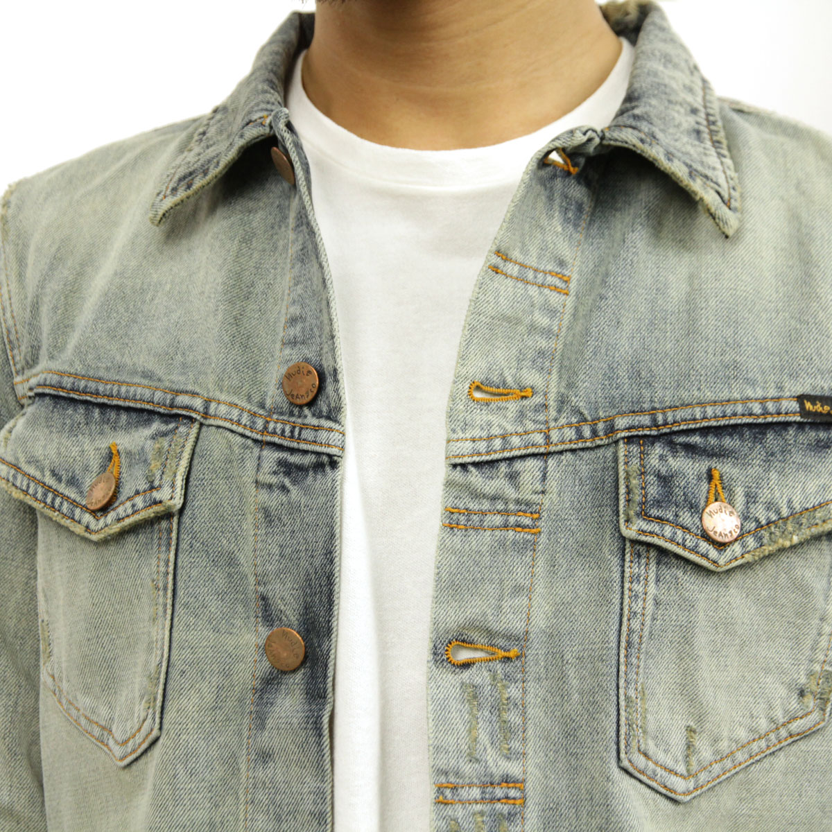 �̡��ǥ��������� �������� ��� ��������Ź Nudie Jeans ���㥱�å�  �ǥ˥ॸ�㥱�å� KENNY SALVATORE REPLICA DENIM JACKET 160586 B26 DENIM A62B B1C C1D D4E E07F