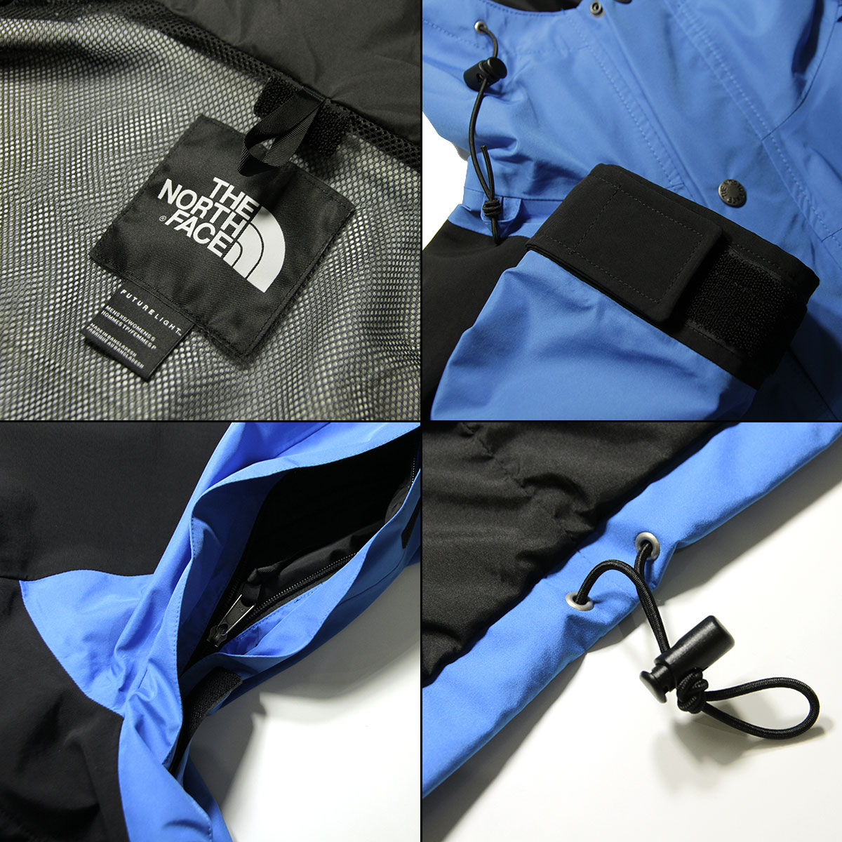 �Ρ����ե����� ���㥱�å� ��� ������ THE NORTH FACE �ե塼���㡼�饤�� �ޥ���ƥ�ѡ����� �������� 1994 RETRO MOUNTAIN LIGHT FUTURELIGHT JACKET NF0A4R52 CLEAR LAKE BLUE A14B B1C C1D D4E E07F