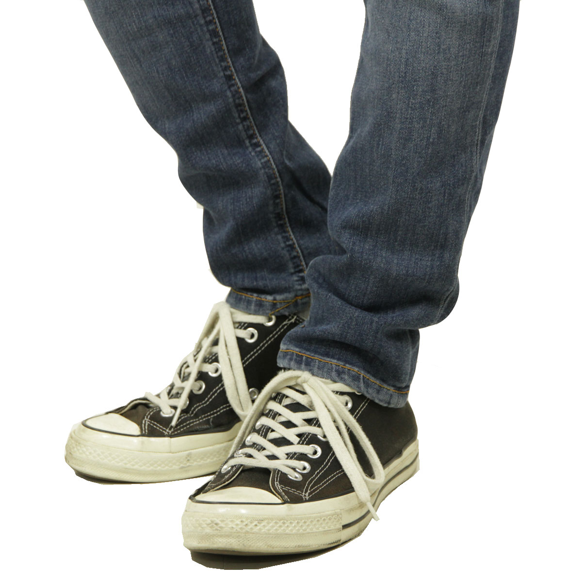 ̡ǥ ˡ  Ź Nudie Jeans ܥȥॹ ѥ SKINNY LIN DENIM JEANS DARK BLUE NAVY 072 113169 A62B B1C C2D D1E E06F