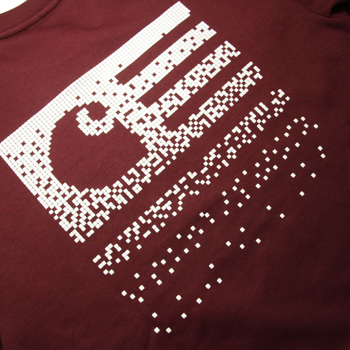 ϡ å   CARHARTT WIP ȥ졼ʡ Хåץ FADE STATE SWEATSHIRT WINE / WHITE I029528 0IU AB0B B1C C1D D5E E11F