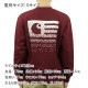 ϡ å   CARHARTT WIP ȥ졼ʡ Хåץ FADE STATE SWEATSHIRT WINE / WHITE I029528 0IU AB0B B1C C1D D5E E11F