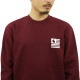 ϡ å   CARHARTT WIP ȥ졼ʡ Хåץ FADE STATE SWEATSHIRT WINE / WHITE I029528 0IU AB0B B1C C1D D5E E11F