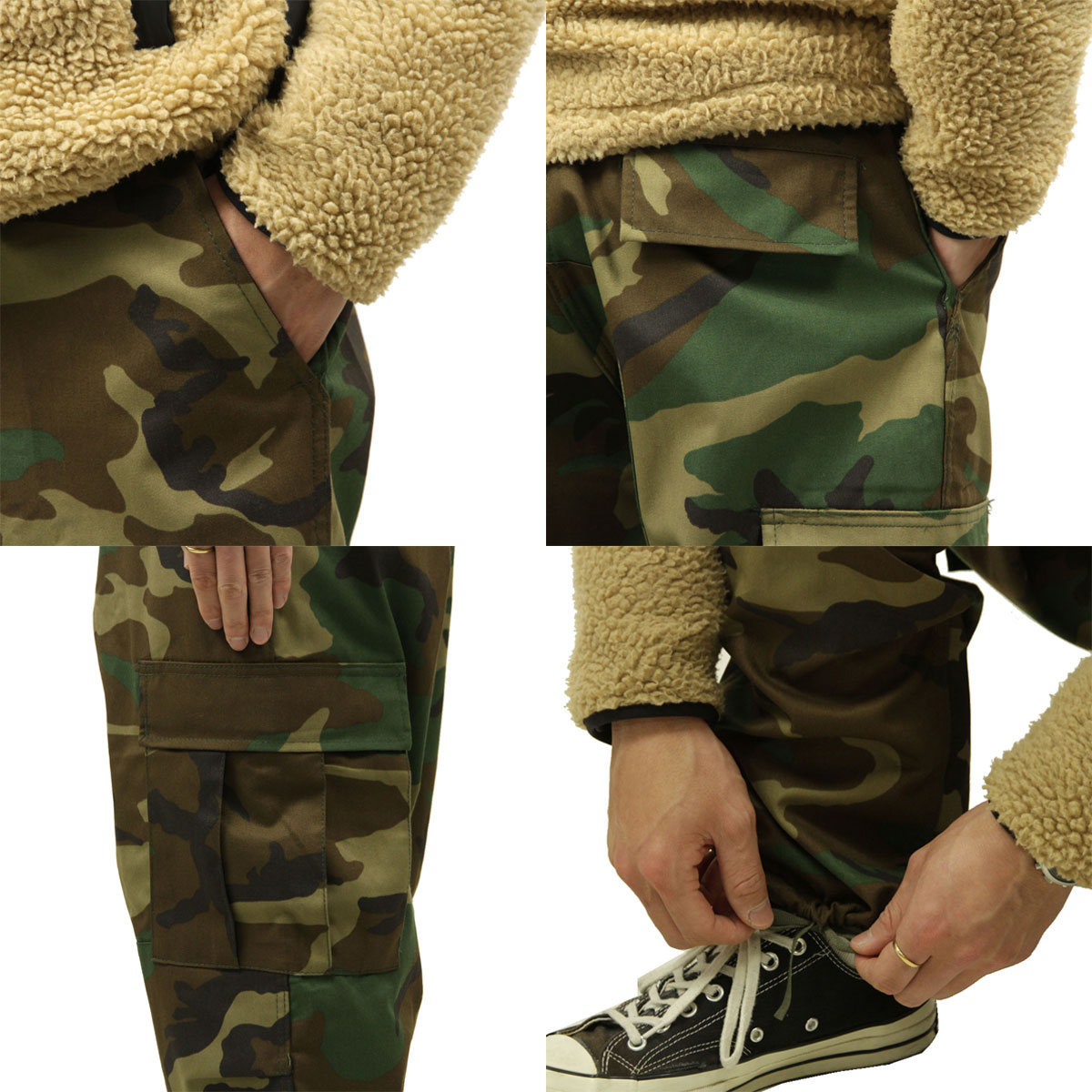  º ѥ   ROTHCO BDU ѥ ܥȥॹ ROTHCO CAMO TACTICAL BDU PANTS WOODLAND CAMO 7941 A98B B1C C2D D3E E05F
