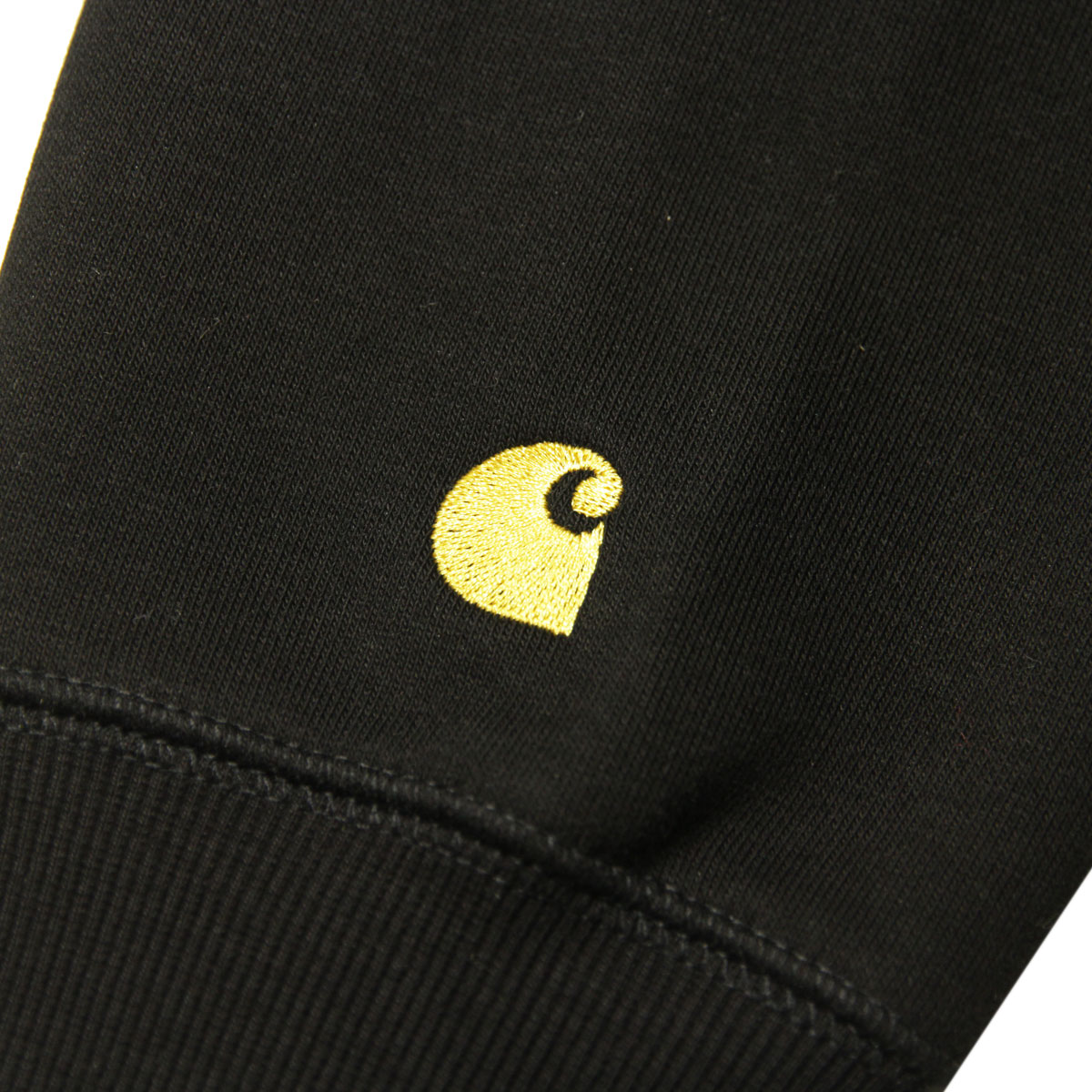 �����ϡ��� �ѡ����� ��� ������ CARHARTT WIP ���ݥ���� ���� �ץ륪���С��ѡ����� HOODED CHASE SWEATSHIRT PULLOVER PARKA BLACK / GOLD I033661 / I026384 00FXX AB0B B1C C1D D5E E13F