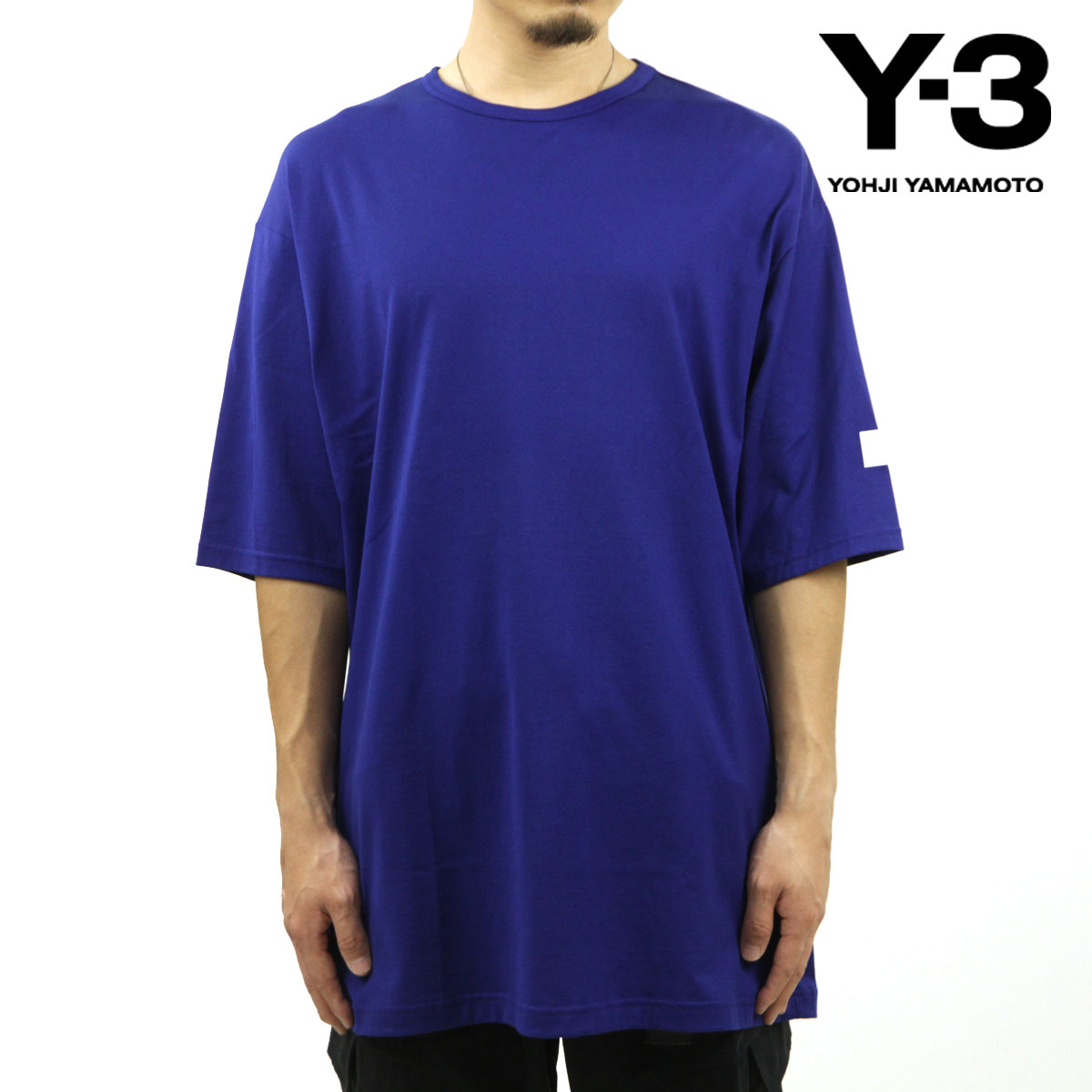 磻꡼  ȾµT  Y-3 åȥ 롼ͥå  LOOSE FIT BOXY SHORT SLEEVE TEE IB4802 MYSTERY INK