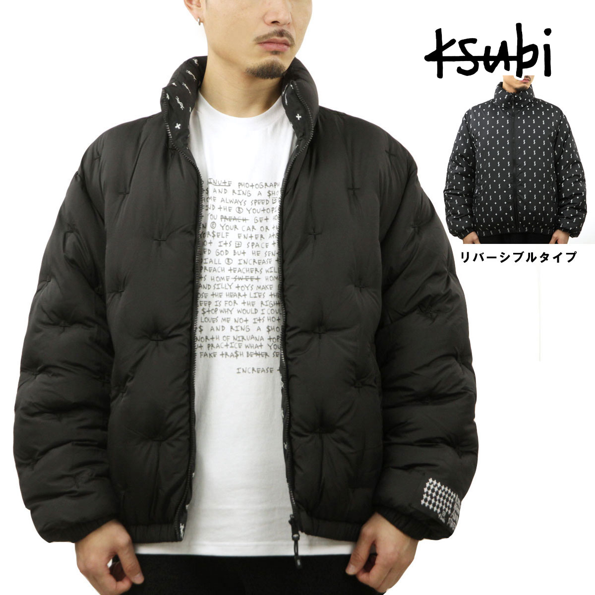   ѥե㥱å Ź KSUBI  åץå FLIGHT PUFFER JACKET BLACK MPS24JK005 BLACK