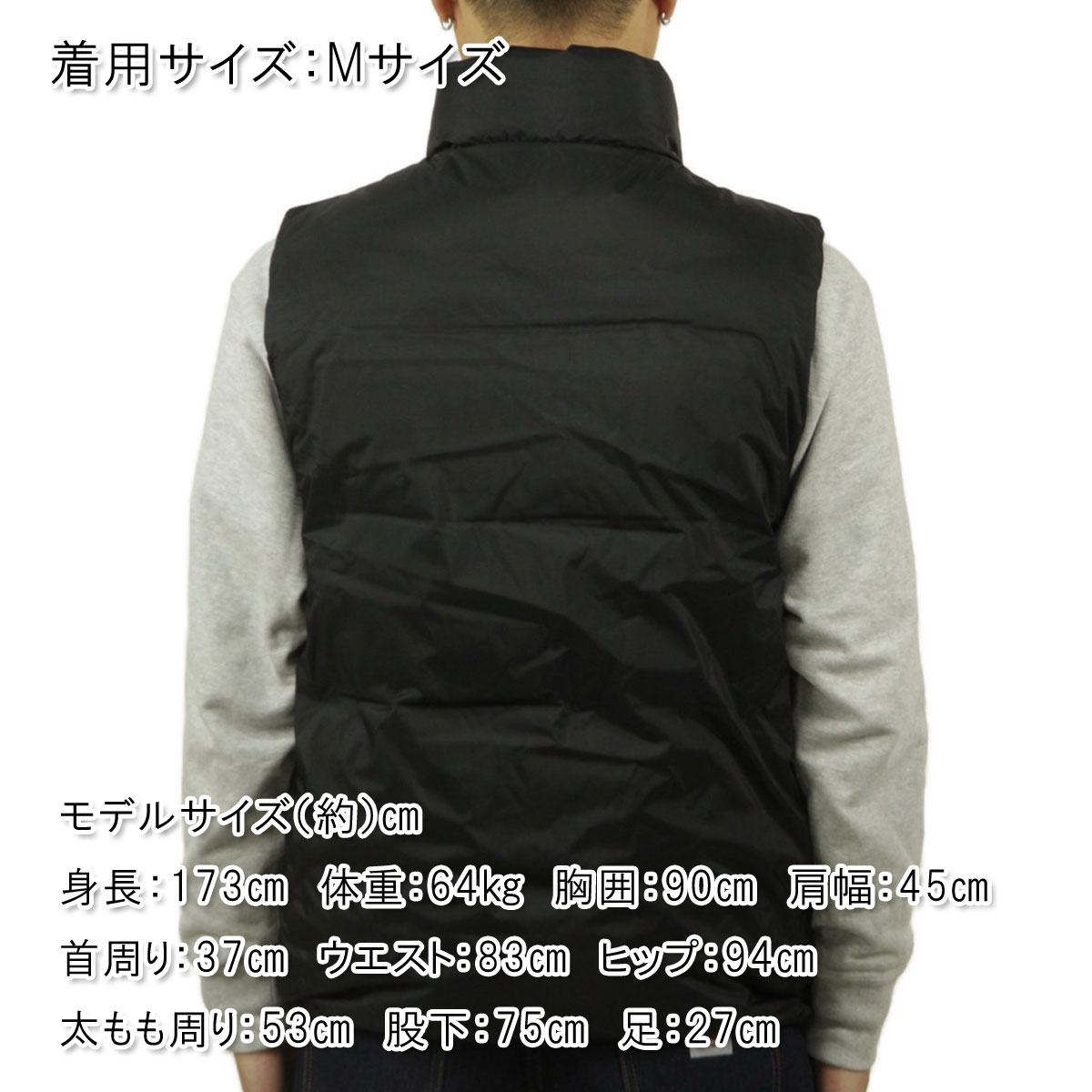 ʥ  ٥ Ź NANGA  ɥ顼  AURORA TEX STAND COLLAR DOWN VEST ND2441-1N010-A BLK BLACK A16B B1C C1D D4E E13F