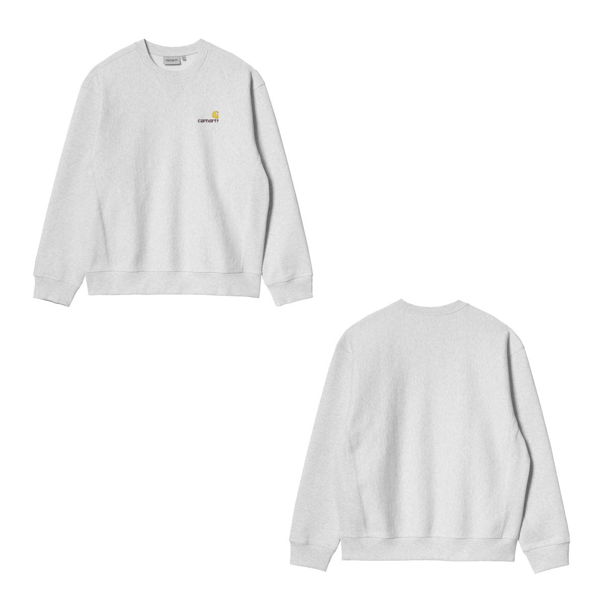 �����ϡ��� ��� �������å� ������ CARHARTT WIP ���롼�ͥå� �ȥ졼�ʡ� ���� AMERICAN SCRIPT SWEATSHIRT ASH HEATHER I025475 482XX AB0B B1C C1D D5E E02F