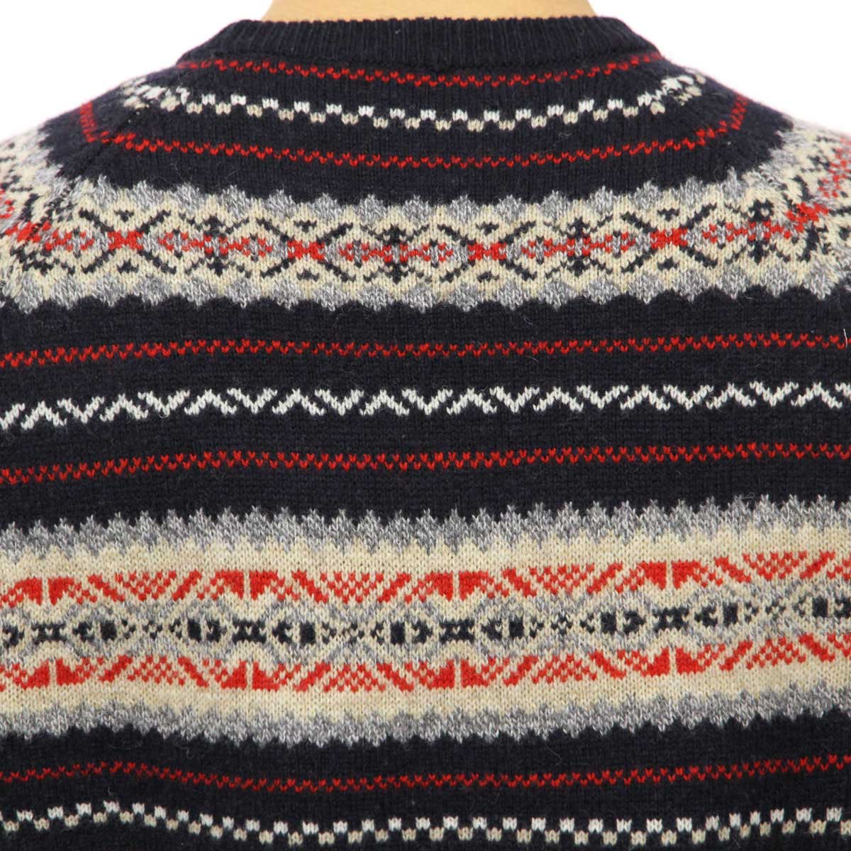 ���������롼 �������� ��� ������ J.CREW ���롼�ͥå���������  LAMBSWOOL FAIR ISLE SWEATER H1950 A38B B1C C1D D7E E06F