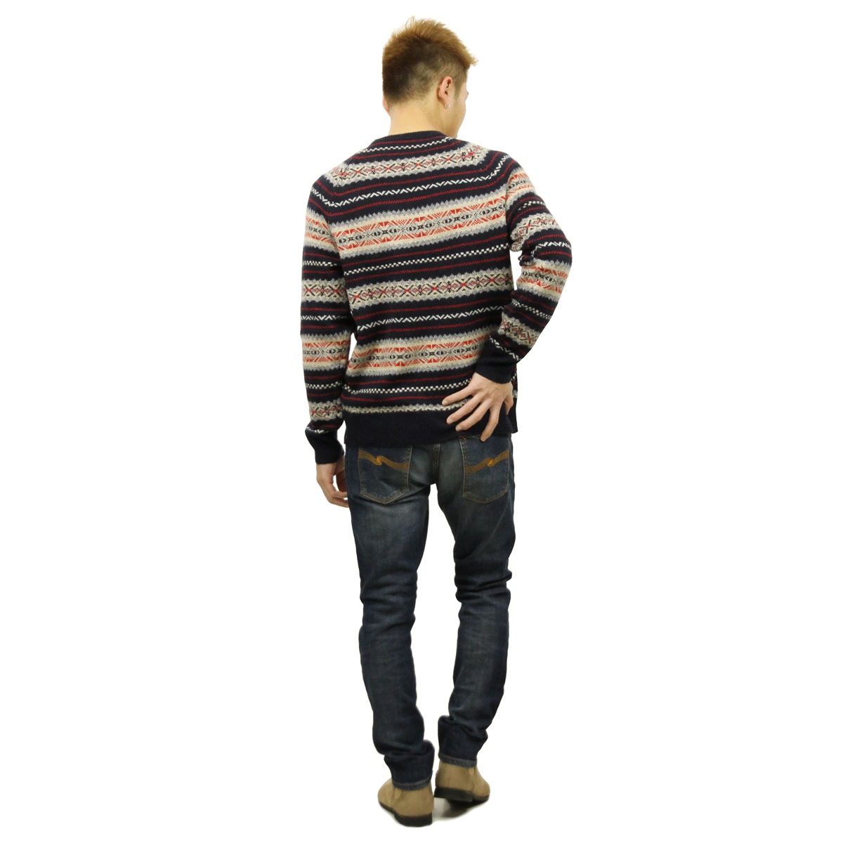���������롼 �������� ��� ������ J.CREW ���롼�ͥå���������  LAMBSWOOL FAIR ISLE SWEATER H1950 A38B B1C C1D D7E E06F