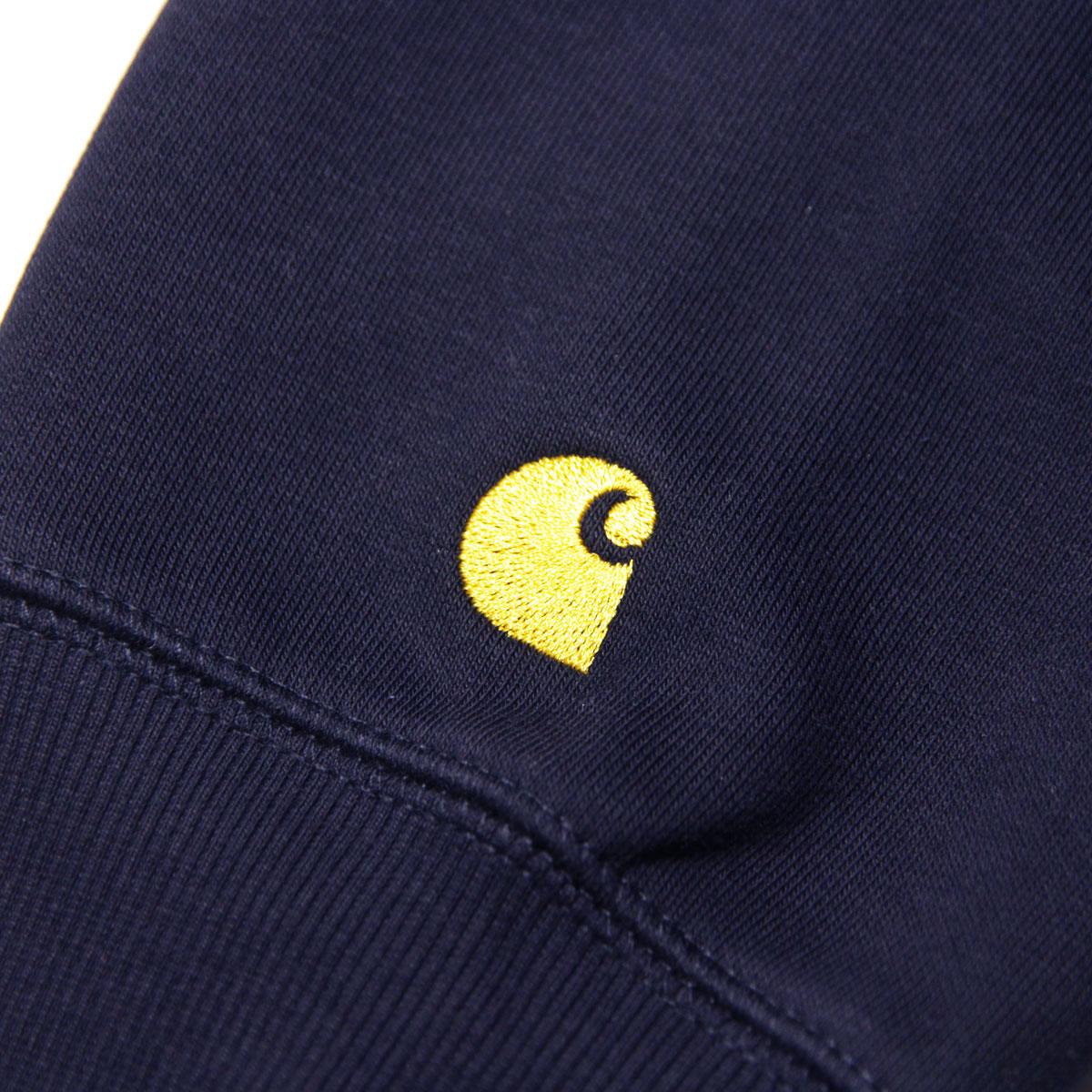 �����ϡ��� �ѡ����� ��� ������ CARHARTT WIP ���ݥ���� ���� �ץ륪���С��ѡ����� HOODED CHASE SWEATSHIRT PULLOVER PARKA DARK NAVY / GOLD I033661 / I026384 00HXX AB0B B1C C1D D5E E06F