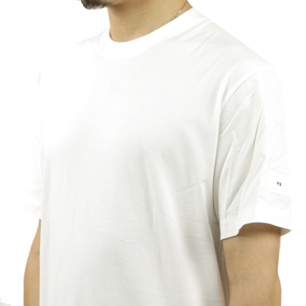 磻꡼  ȾµT  Y-3 åȥ 롼ͥå  RELAXED LOOSE FIT SHORT SLEEVE TEE IB4787 CORE WHITE