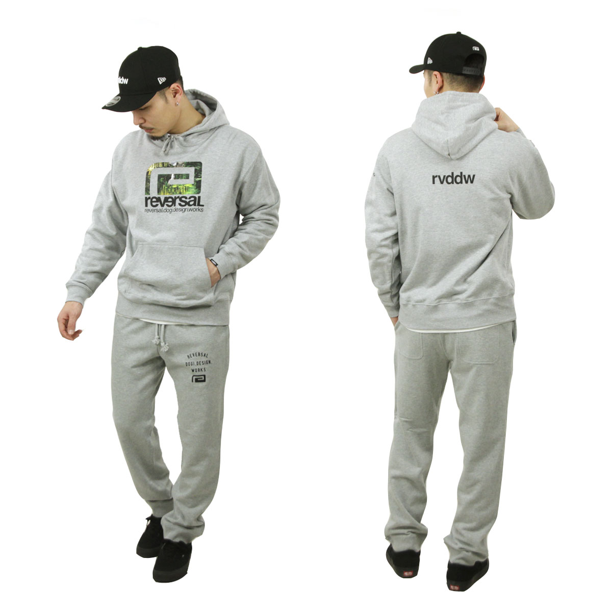 ��С����� ��� �������åȥѥ�� ��������Ź REVERSAL �ܥȥॹ ���� LOGO FLEECE SWEAT PANTS GY GREY