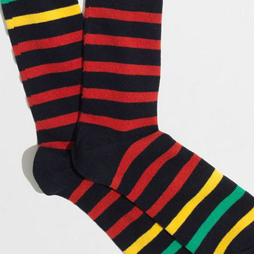 ���������롼 ���å��� ��� ������ J.CREW ����  CONTRAST STRIPE SOCKS A38B B1C C3D D1E E06F