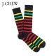 ���������롼 ���å��� ��� ������ J.CREW ����  CONTRAST STRIPE SOCKS A38B B1C C3D D1E E06F