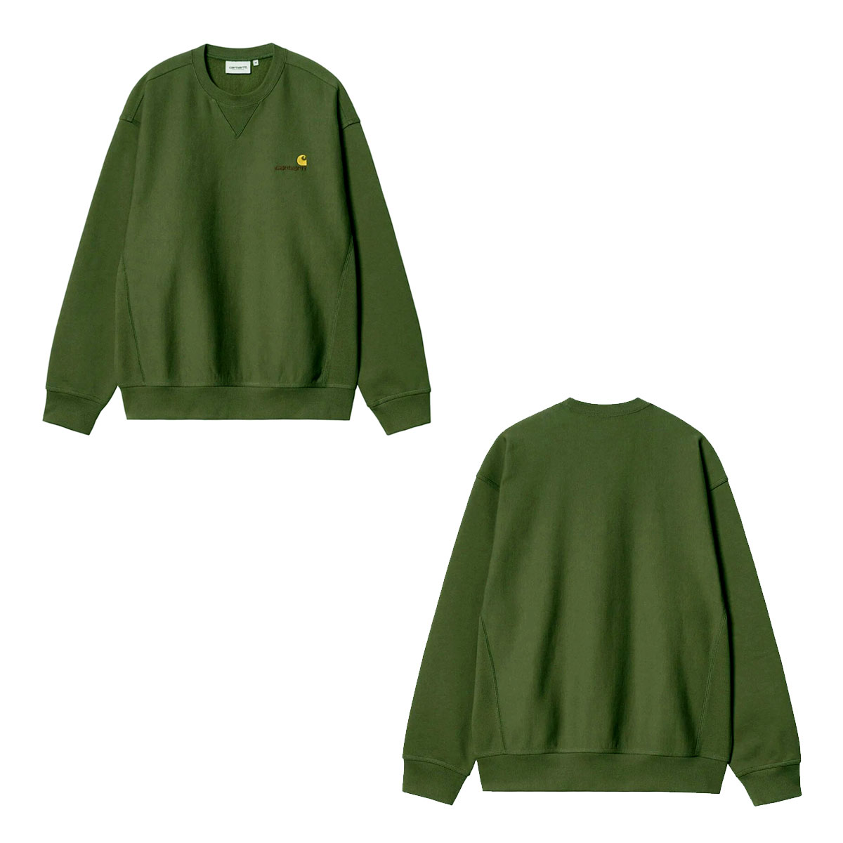 �����ϡ��� ��� �������å� ������ CARHARTT WIP ���롼�ͥå� �ȥ졼�ʡ� ���� AMERICAN SCRIPT SWEATSHIRT TARRAGON I025475 2BRXX AB0B B1C C1D D5E E08F