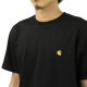 �����ϡ��� T����� ��� ��������Ź CARHARTT WIP ȾµT����� ����T����� SHORT SLEEVE CHASE T-SHIRT BLACK/GOLD I026391 00FXX AB0B B1C C1D D1E E13F