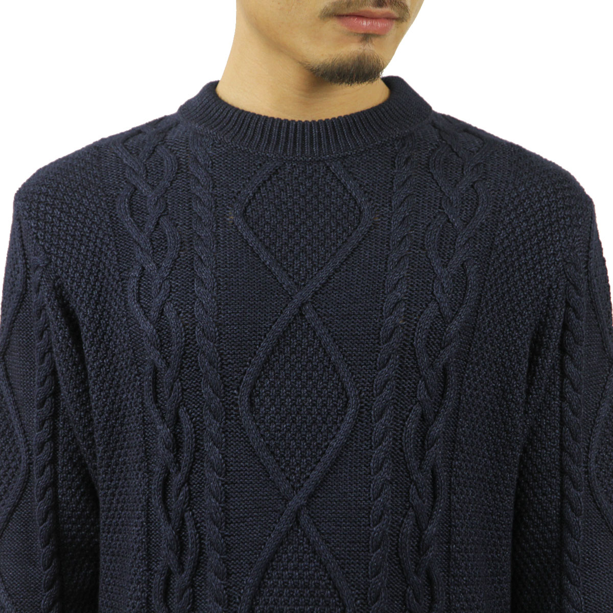 �̡��ǥ��������� �������� ��� ��������Ź Nudie Jeans �����֥��Ԥߥ˥å� DIDRIK BRAIDED CABLE KNIT SWEATER INDIGO B21 150488 A62B B1C C1D D7E E07F