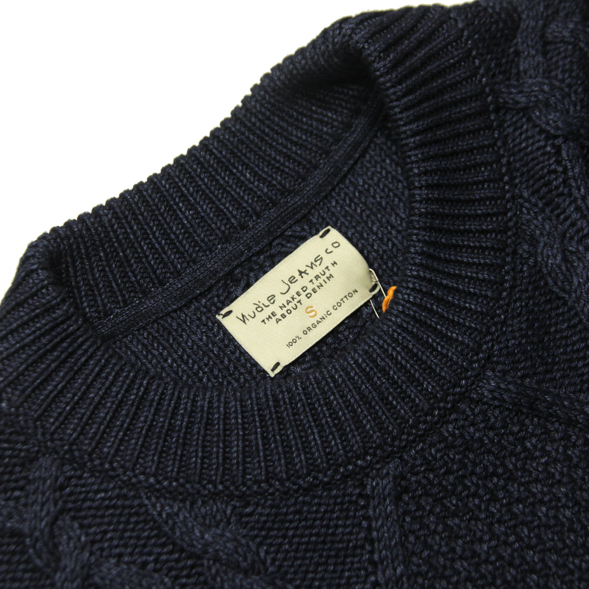 �̡��ǥ��������� �������� ��� ��������Ź Nudie Jeans �����֥��Ԥߥ˥å� DIDRIK BRAIDED CABLE KNIT SWEATER INDIGO B21 150488 A62B B1C C1D D7E E07F