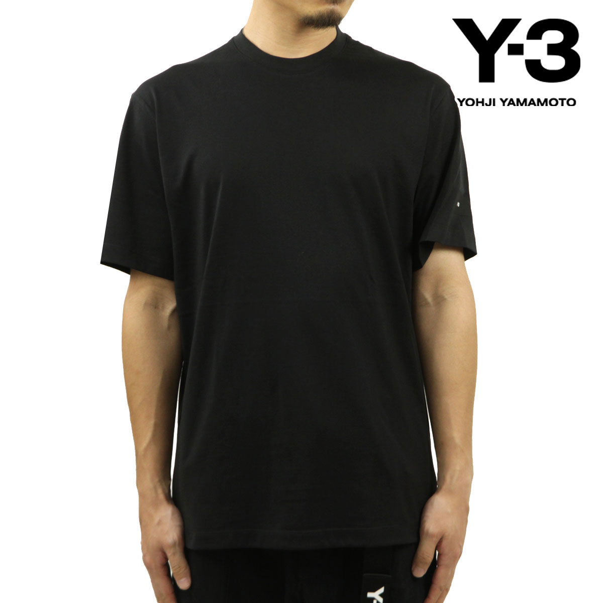 磻꡼  ȾµT  Y-3 åȥ 롼ͥå  RELAXED LOOSE FIT SHORT SLEEVE TEE H44798 BLACK