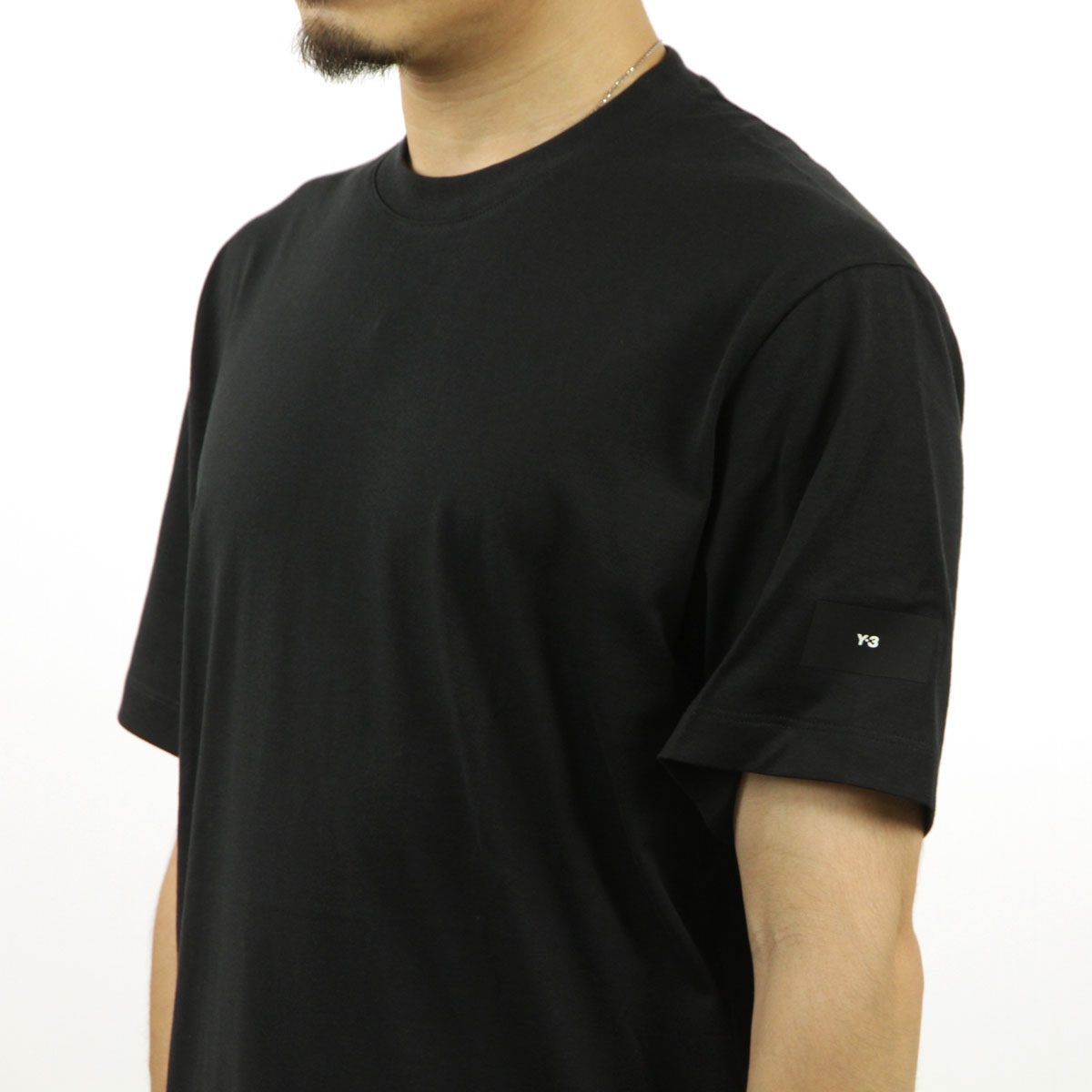 磻꡼  ȾµT  Y-3 åȥ 롼ͥå  RELAXED LOOSE FIT SHORT SLEEVE TEE H44798 BLACK