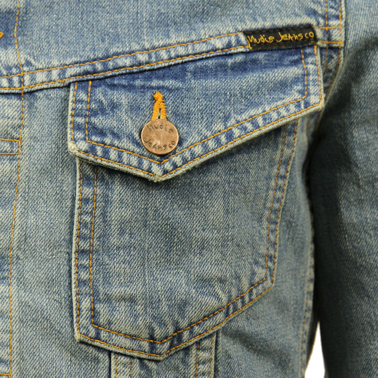 ̡ǥ   Ź Nudie Jeans 㥱å  BILLY DENIM JACKET DENIM B26 160489 A62B B1C C1D D4E E06F