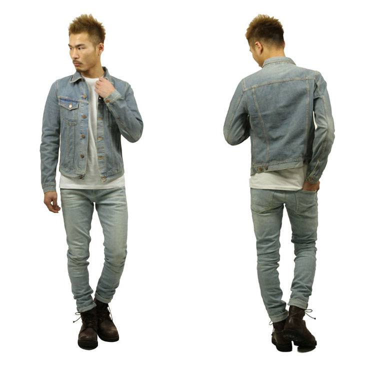 ̡ǥ   Ź Nudie Jeans 㥱å  BILLY DENIM JACKET DENIM B26 160489 A62B B1C C1D D4E E06F