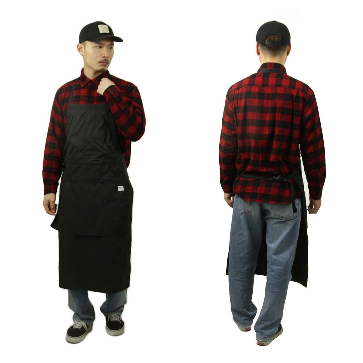 �ʥ� ��� ��ǥ����� ���ץ��� ��������Ź NANGA �����ȥɥ� ��ǳ�Ǻ� HINOC RIPSTOP UT APRON N2500-1Z201A BLK BLACK