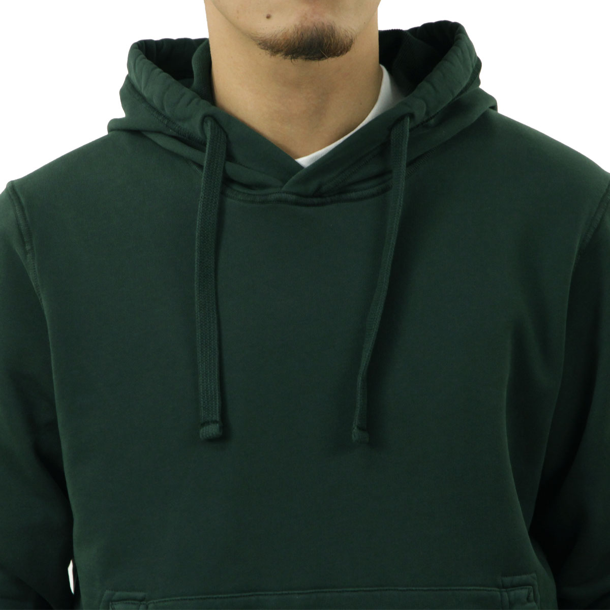 ���ȡ��󥢥����� ��� �ѡ����� ������ STONE ISLAND �ץ륪���С� ���åȥ� �ա��ǥ��� STONE ISLAND ORGANIC COTTON FLEECE HOODIE SWEATER K2S15 6100062 S0051 V005E OLIVE