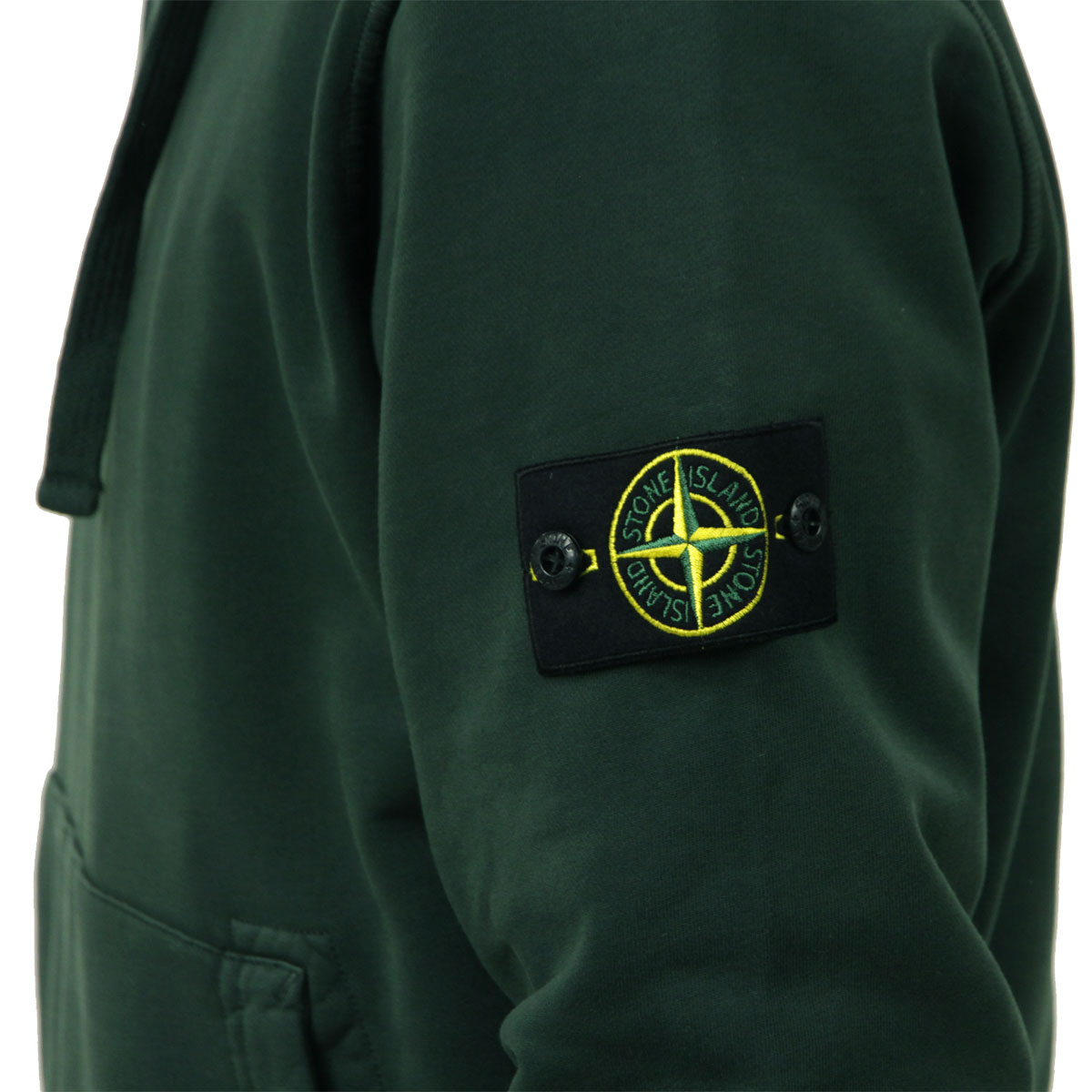 ���ȡ��󥢥����� ��� �ѡ����� ������ STONE ISLAND �ץ륪���С� ���åȥ� �ա��ǥ��� STONE ISLAND ORGANIC COTTON FLEECE HOODIE SWEATER K2S15 6100062 S0051 V005E OLIVE
