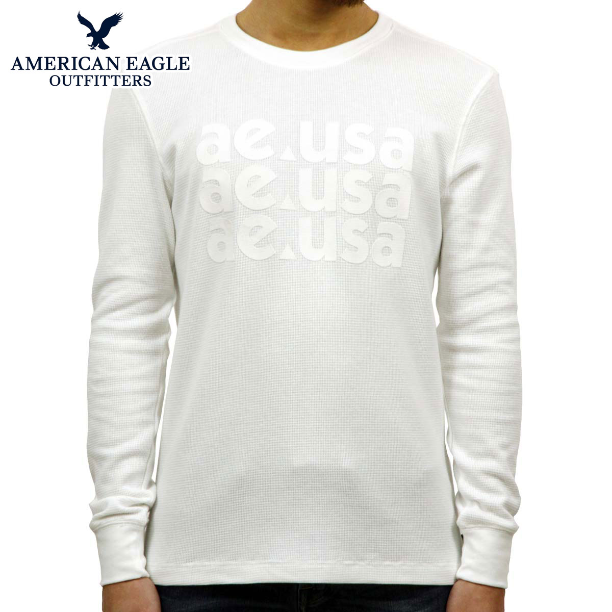 ����ꥫ�󥤡����� AMERICAN EAGLE ������ ��� �����ޥ� ���롼�ͥå�Ĺµ�ԥ���� ����� AE Beyond-Soft Thermal 1175-3855-100 A04B B1C C1D D2E E01F