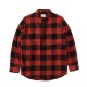 �̡��ǥ��������� ����� ��� ��������Ź Nudie Jeans �ͥ륷��� �ե��ͥ륷��� Ĺµ����� GABRIEL BUFFALO CHECK SHIRT POPPY RED R35 140665 A62B B1C C1D D6E E11F