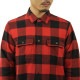 �̡��ǥ��������� ����� ��� ��������Ź Nudie Jeans �ͥ륷��� �ե��ͥ륷��� Ĺµ����� GABRIEL BUFFALO CHECK SHIRT POPPY RED R35 140665 A62B B1C C1D D6E E11F