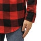 �̡��ǥ��������� ����� ��� ��������Ź Nudie Jeans �ͥ륷��� �ե��ͥ륷��� Ĺµ����� GABRIEL BUFFALO CHECK SHIRT POPPY RED R35 140665 A62B B1C C1D D6E E11F