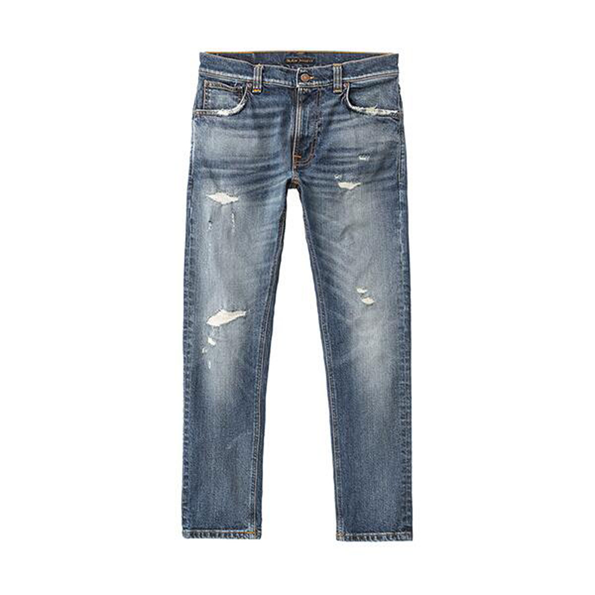 �̡��ǥ��������� ����ե��� ��� ��������Ź Nudie Jeans �ܥȥॹ �ǥ˥�ѥ�� �����ѥ� THIN FINN DENIM JEANS BROKEN PROMISES 1133070 A62B B1C C2D D1E E06F