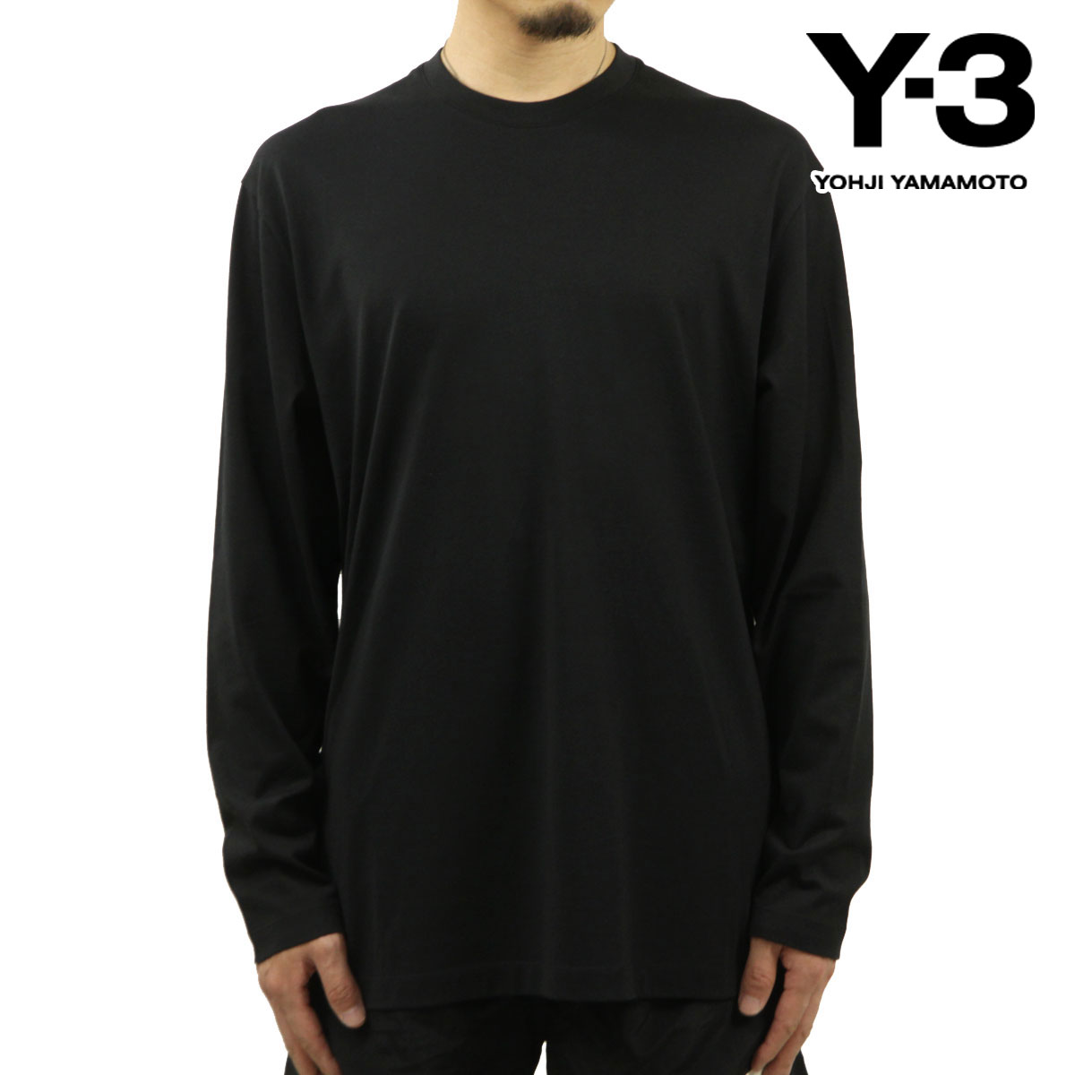 磻꡼  ĹµT  Y-3 åȥ 롼ͥå  T LOOSE FIT LONG SLEEVE TEE H44788 BLACK