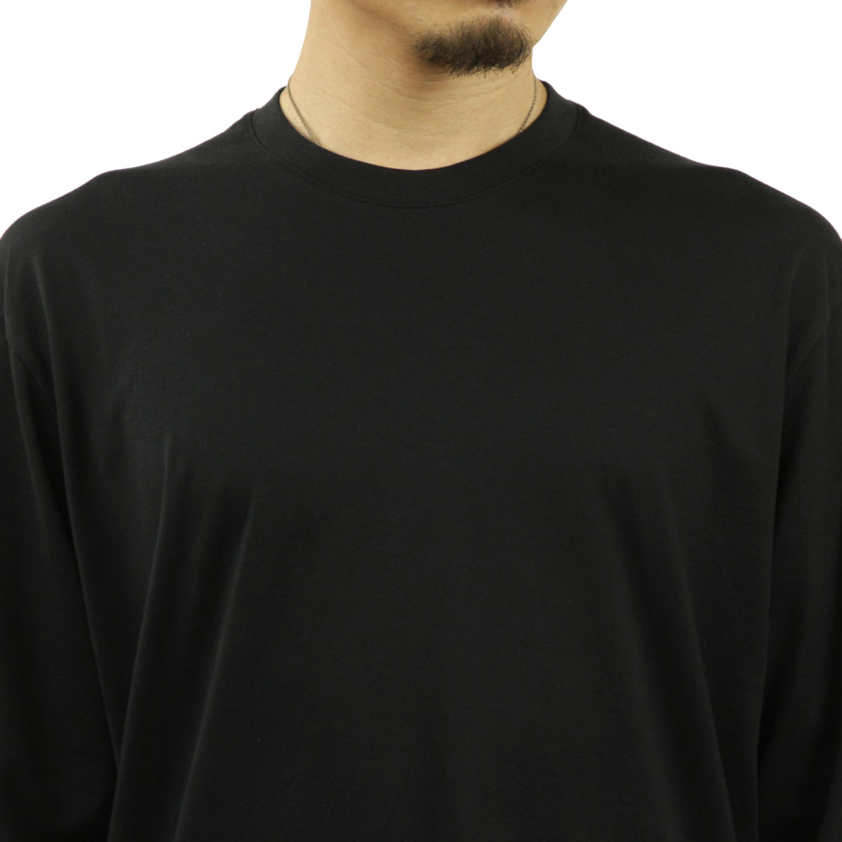 磻꡼  ĹµT  Y-3 åȥ 롼ͥå  T LOOSE FIT LONG SLEEVE TEE H44788 BLACK
